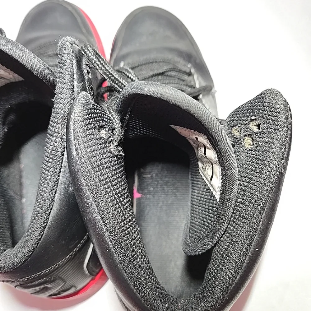 Nike Air Jordan 1 Flight 5 Black/Red Or Pink Sz 6Y Gently Worn - Picture 8 of 12